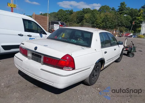 2001 Mercury Grand Marquis Gs from USA, damaged, VIN 2MEFM74WX1X709901